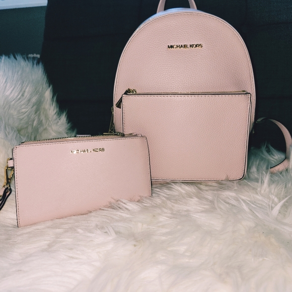 Michael  korse large backpack and wallet - Picture 1 of 3